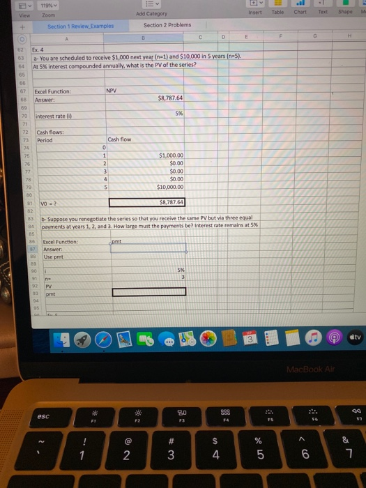 Shape Media Insert Table Comment View Add Category Section 2 Problems +