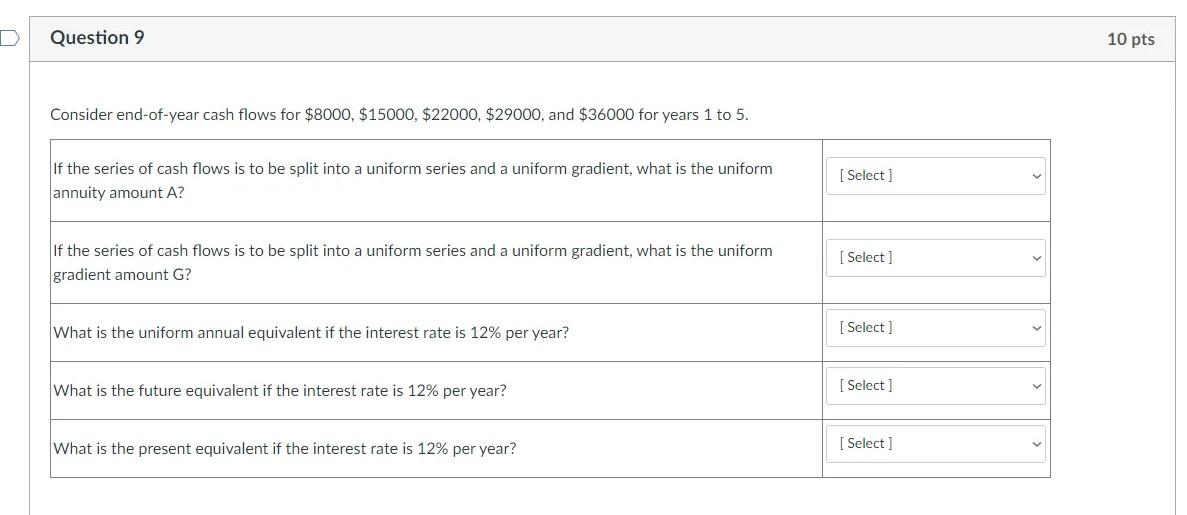 9. Please answer and give complete solution!! Thank you! Question 9