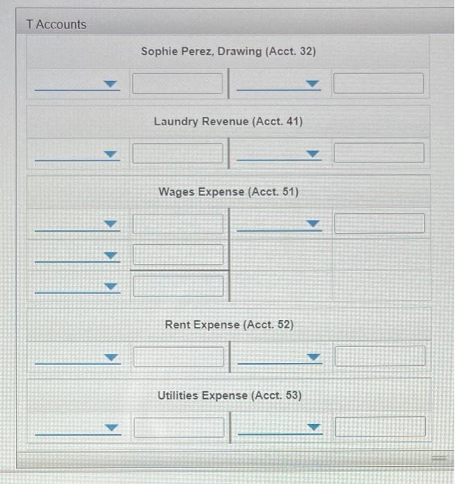 Perez, Drawing 9 Laundry Revenue 125,400.00 11,800.00 105,600.00 10,000.00 232,200.00 Instructions 10
