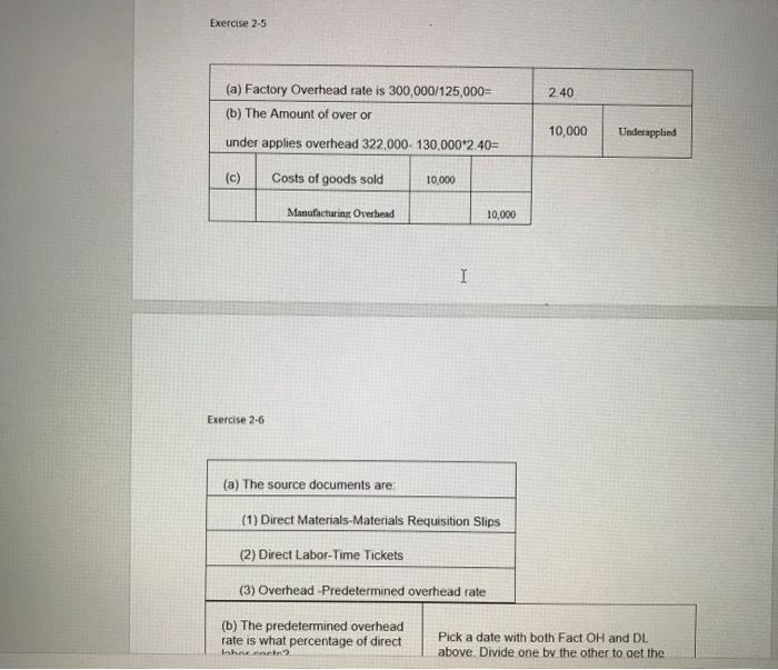 jobs, and (4) the completion of Job No. 429. Instructors Note: Beginning