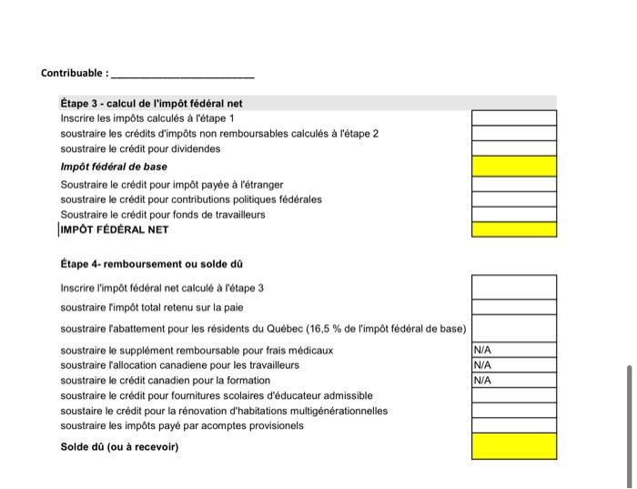 les informations et documents suivants : Informations personnelles: (7) Elle est ge