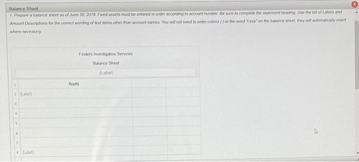 June 30, 2019 Adjusted Trial Balance Account Title DI Cash 20.300 D