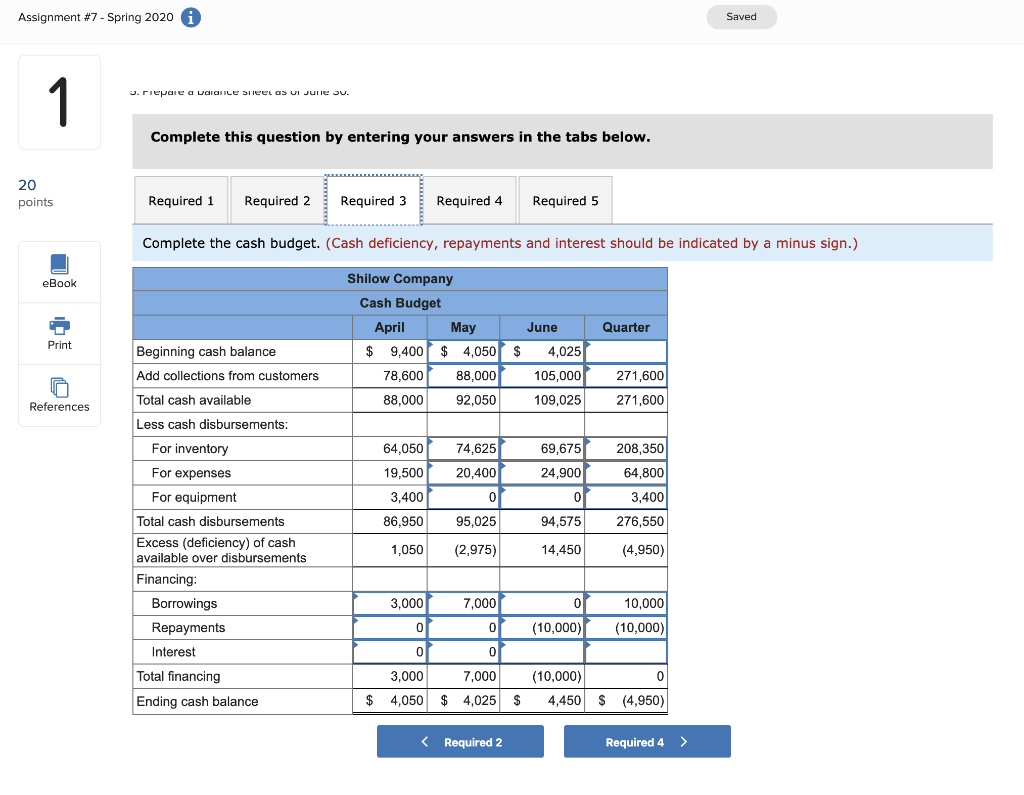 DESIRED ENDING MERCHANDISE INVENTORY' AND 'REQUIRED PURCHASES' -THE ANSWER OF 17,475 FOR