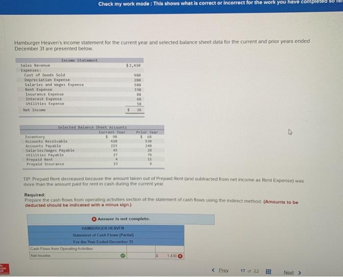  Check my work mode : This shows whot la correct or