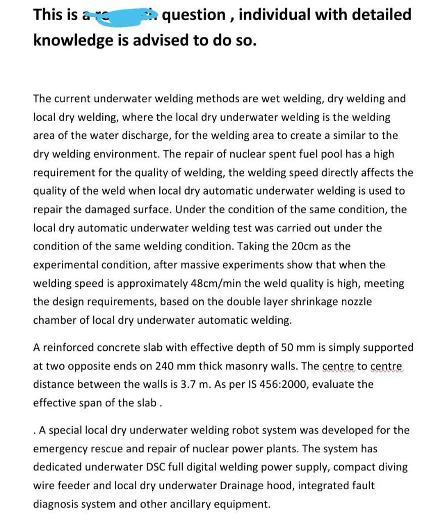  This is a no A question , individual with detailed knowledge