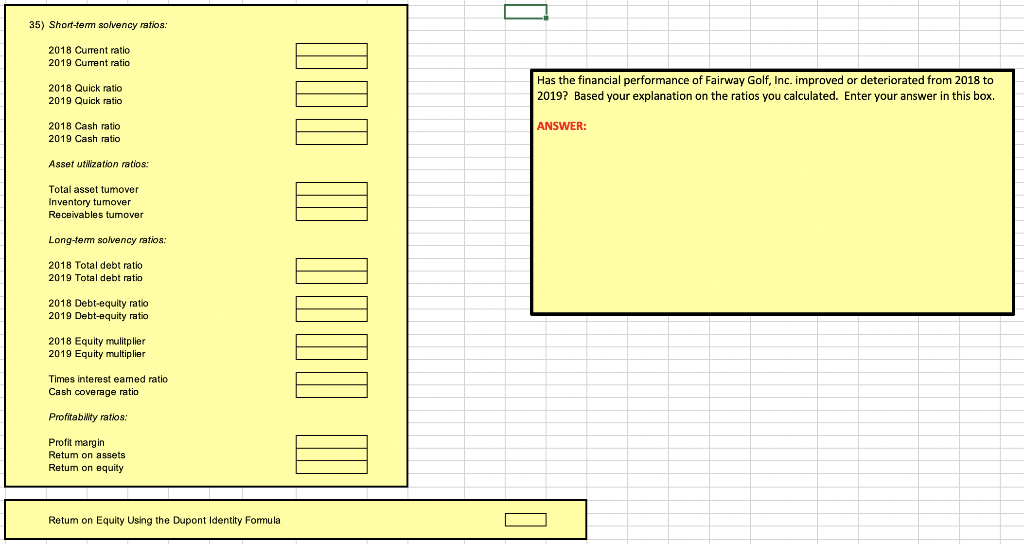 receivable Inventory Total 5,198 7,707 12,150 25,055 FAIRWAY GOLF, INC. 2019 Liabilities