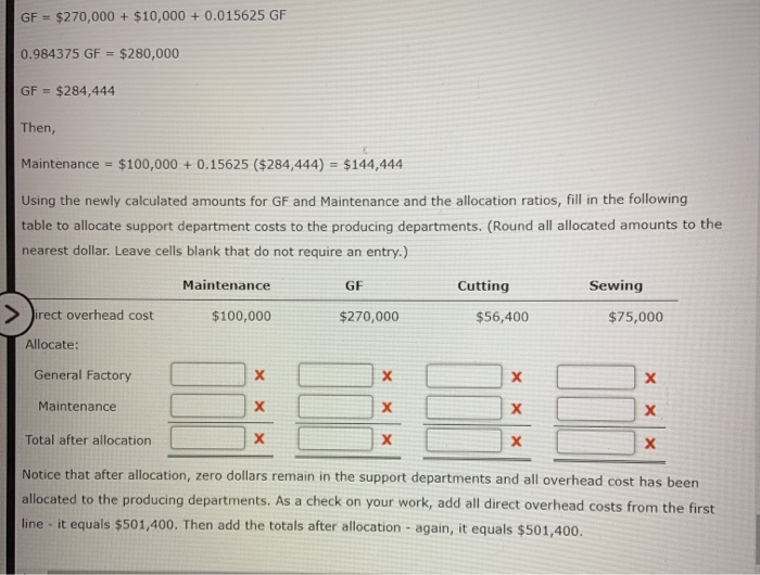 method requires the solution of a system of simultaneous equations to determine