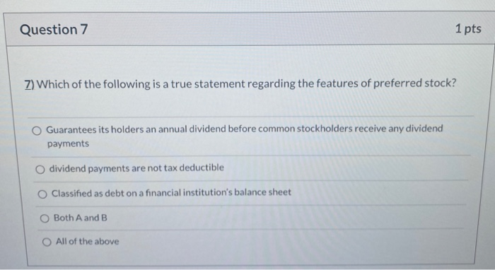  please complete all 3 Question 7 1 pts Z) Which of
