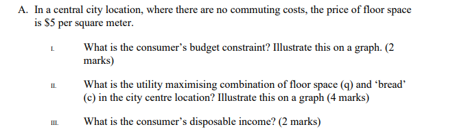 = c./3q2/3 where q is consumption of floor space and c is