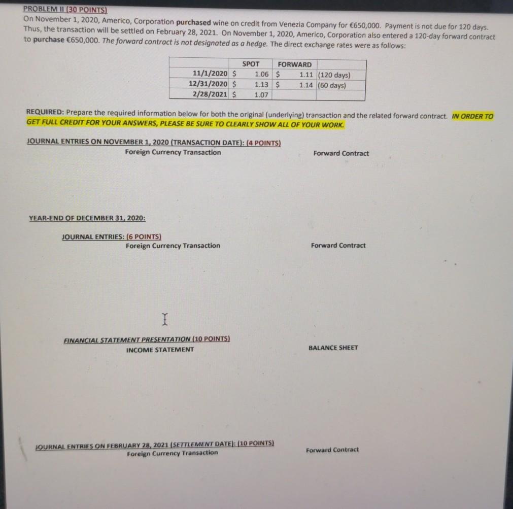 Corporation sold wine on credit to Venezia Company for 650,000. Payment is