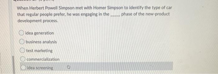 When Herbert Powell Simpson met with Homer Simpson to identify the