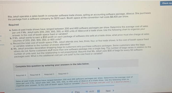  Check my Rita Jekyll operates a sales booth in computer software