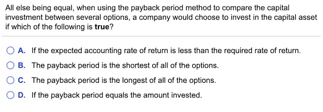 How long is the payback period for Proposal Y? O A. 13.64