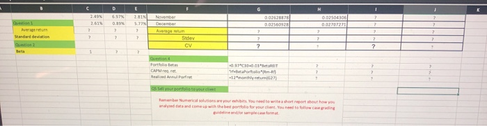 risk (standard deviation) of the returns and average returns of Vanguard index,