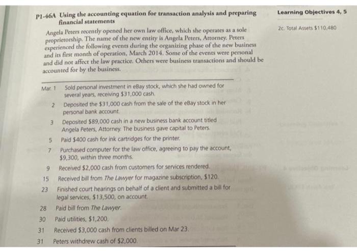 solve this question in detail but please DO NOT use EXCEL! Learning