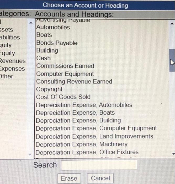 financial statement can be done nach month The following information is available