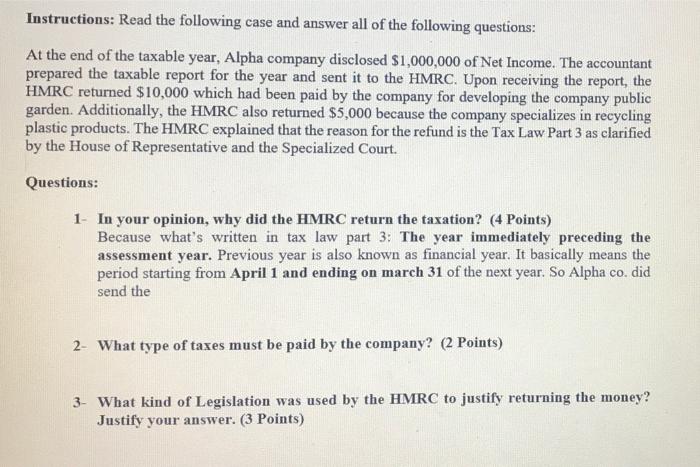 please make sore that you will solve this now please. Instructions: Read