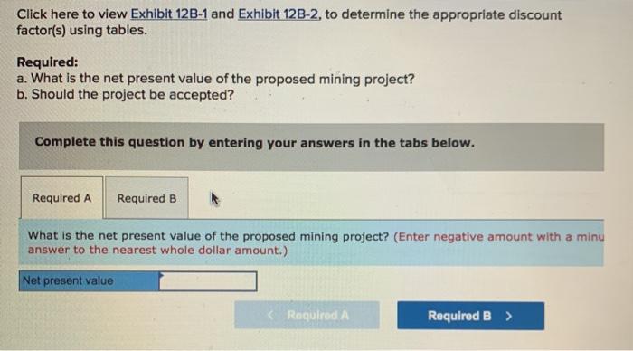 Namibia, is contemplating the purchase of equipment to exploit a mineral deposit