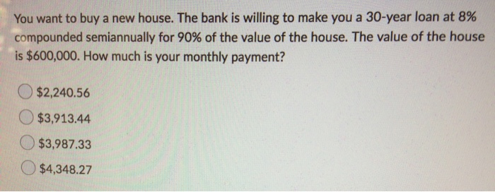 until five years from today. What is the present value of these