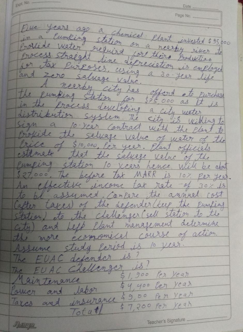 I need the answer as soon as possible Expt No Date Page