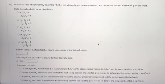 audit. The following table shows average adjusted gross income reported in dollars)