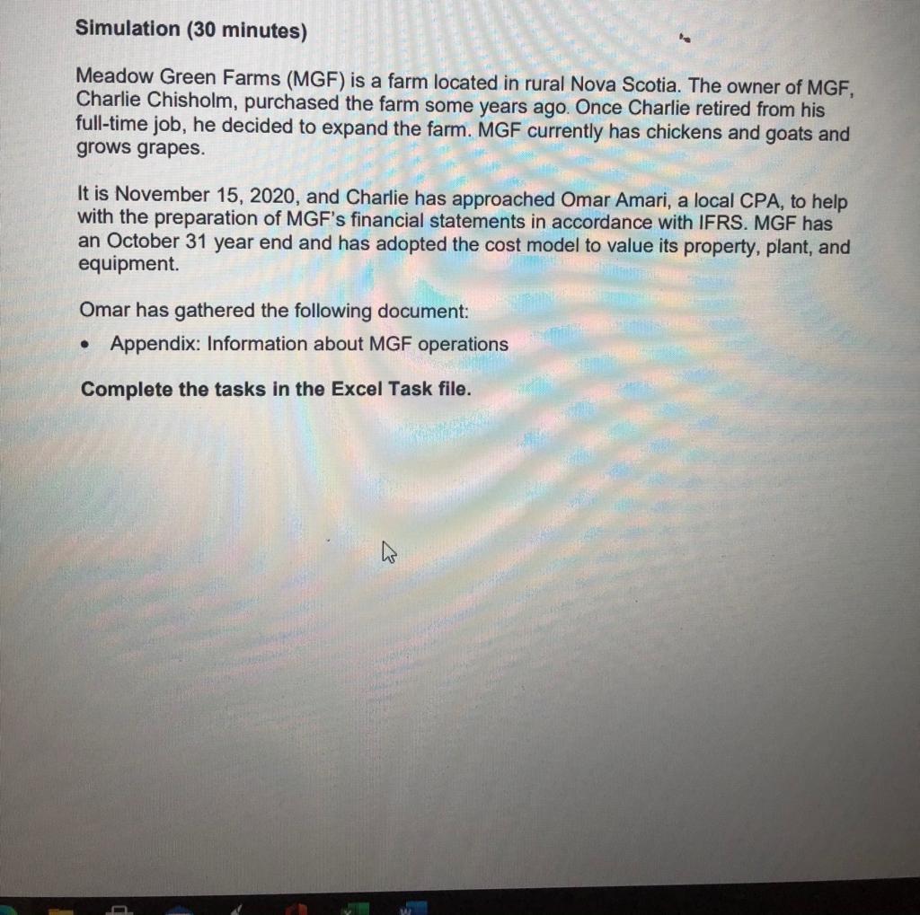 Please read all question and fill answer only excel yellow blanks