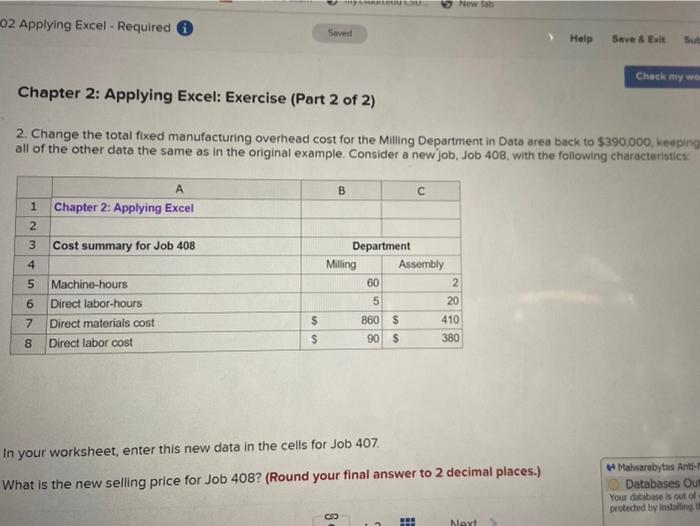  HU 02 Applying Excel - Required Help Save & Exh Su