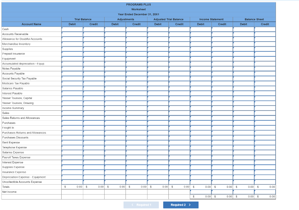 13-4, 13-5, 13-6, 13-7 Programs Plus is a retail firm that sells