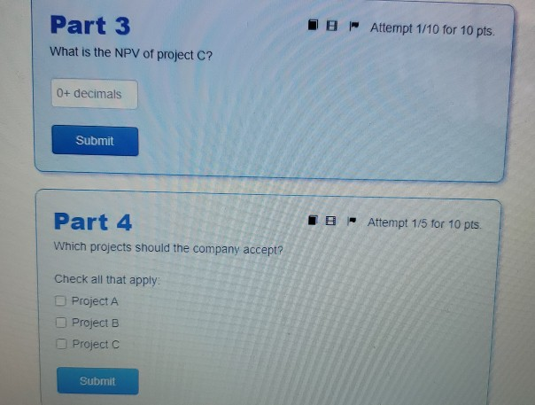 flow cash flow in 1 year A -9,400 11,280 B -4.000 4,200