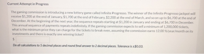  Current Attempt in Progress The gaming commission is introducing a new