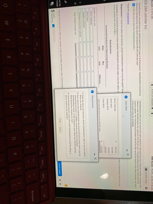 switch that it uses in its final product GlobalSystems incurred the Hollowing