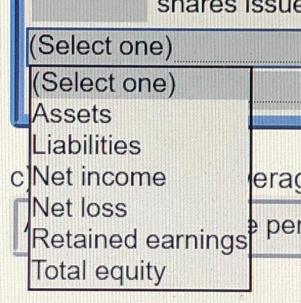 share for cash e. September 30: Closed the Income Summary account. An