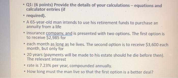  Would to know the answer plus the steps please. . Q1: