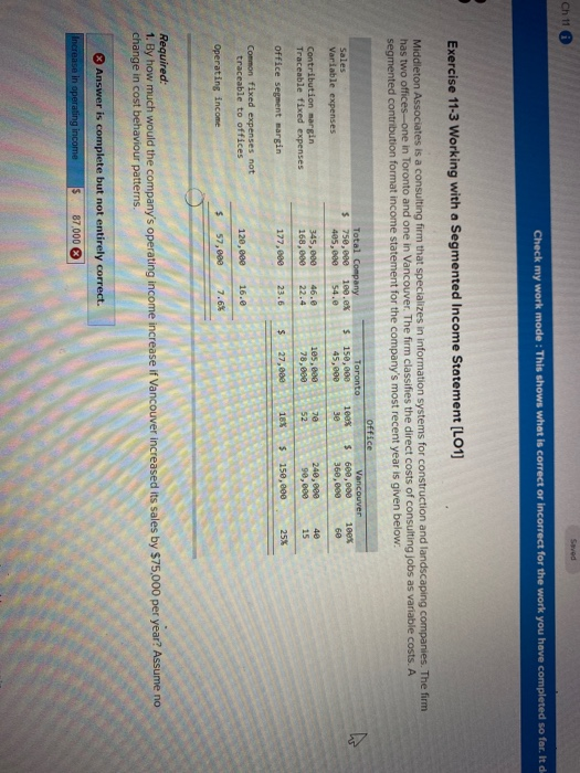  l just need the answer to the wrong one thank you