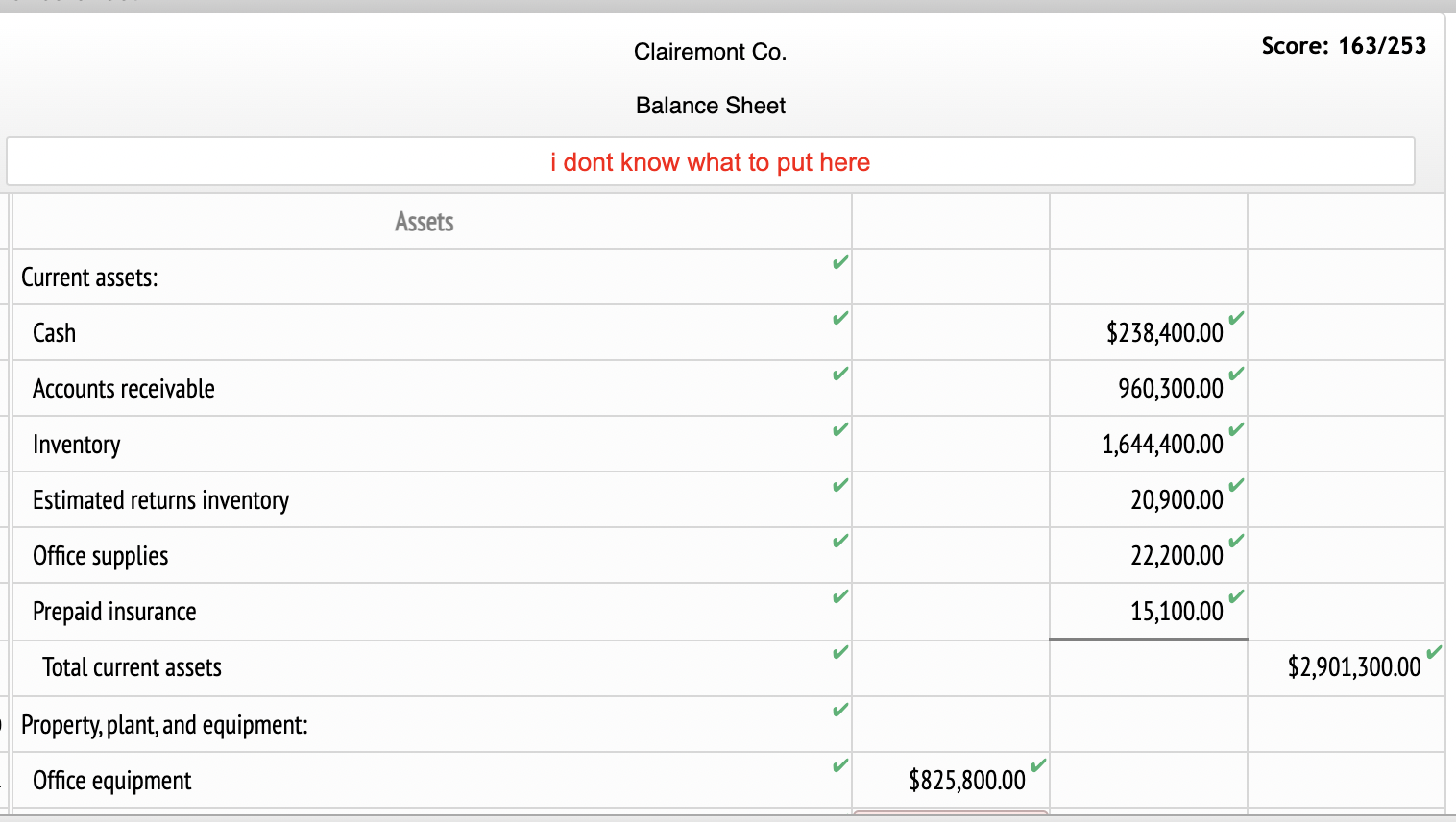 last bunch of pictures are the balance sheet FIX EVERYTHING IN THAT