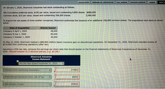  CALCULATOR MESSAGE HY INSTRUCTOR FULL SCREEN PRINTER On January 1, 2020,