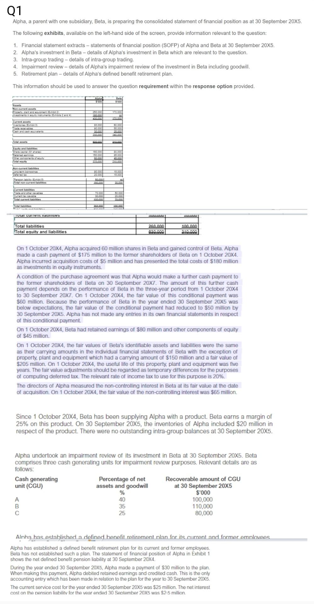 of Epsi which have arisen as a result of her review of