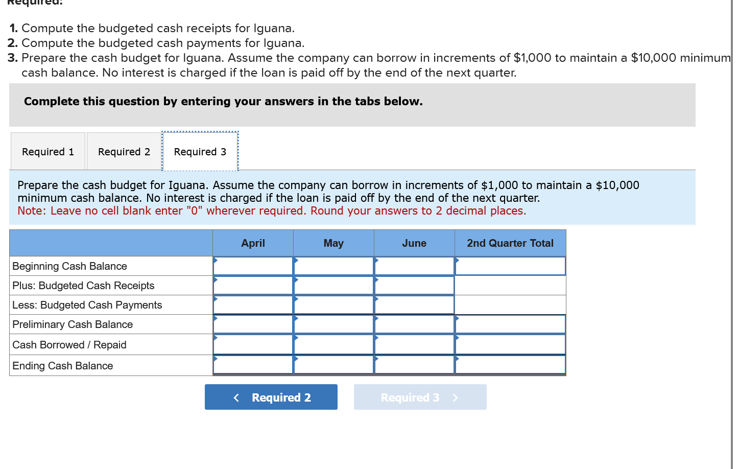  Iguana, Incorporated, manufactures bamboo picture frames that sell for $25 each.