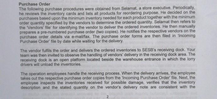 Subject : Accounting Information System Kindly help question C, D & E.
