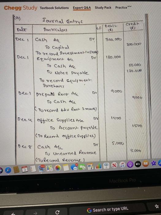 adjusting entries monthly. Closing entries are performed annually on December 31. During