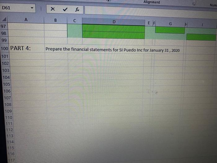 January but payment will be recelved in February 1/20/20 Si Puedo Inc.