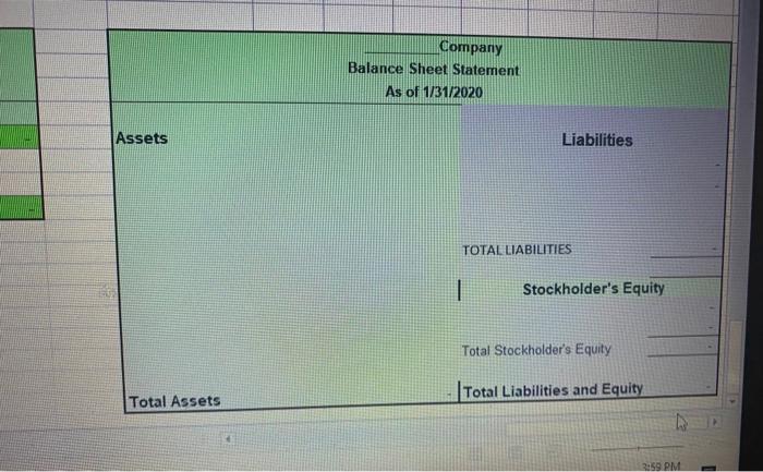 1/25/20 Si Puedo Inc, incurred $ 4,000 operating expenses for the month