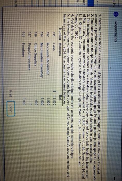 the perpetual inventory system and makes all credit sales on terms of