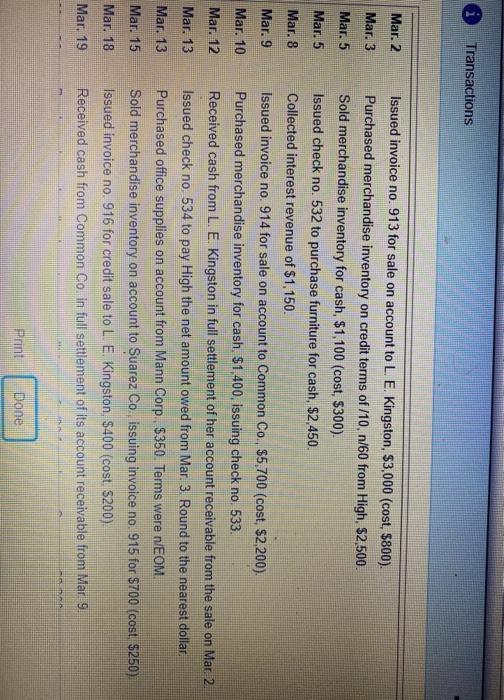 n/30. During March, Atlantacompleted these trar (Click the icon to view the