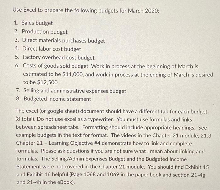 Hello! I only need help completing #8. Which is the Budgeted income