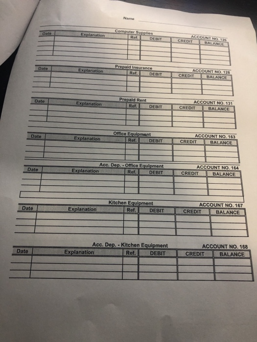 in class. Use Pencil and a good eraser!!!!!!! PARTI. REQUIREMENTS: Print your