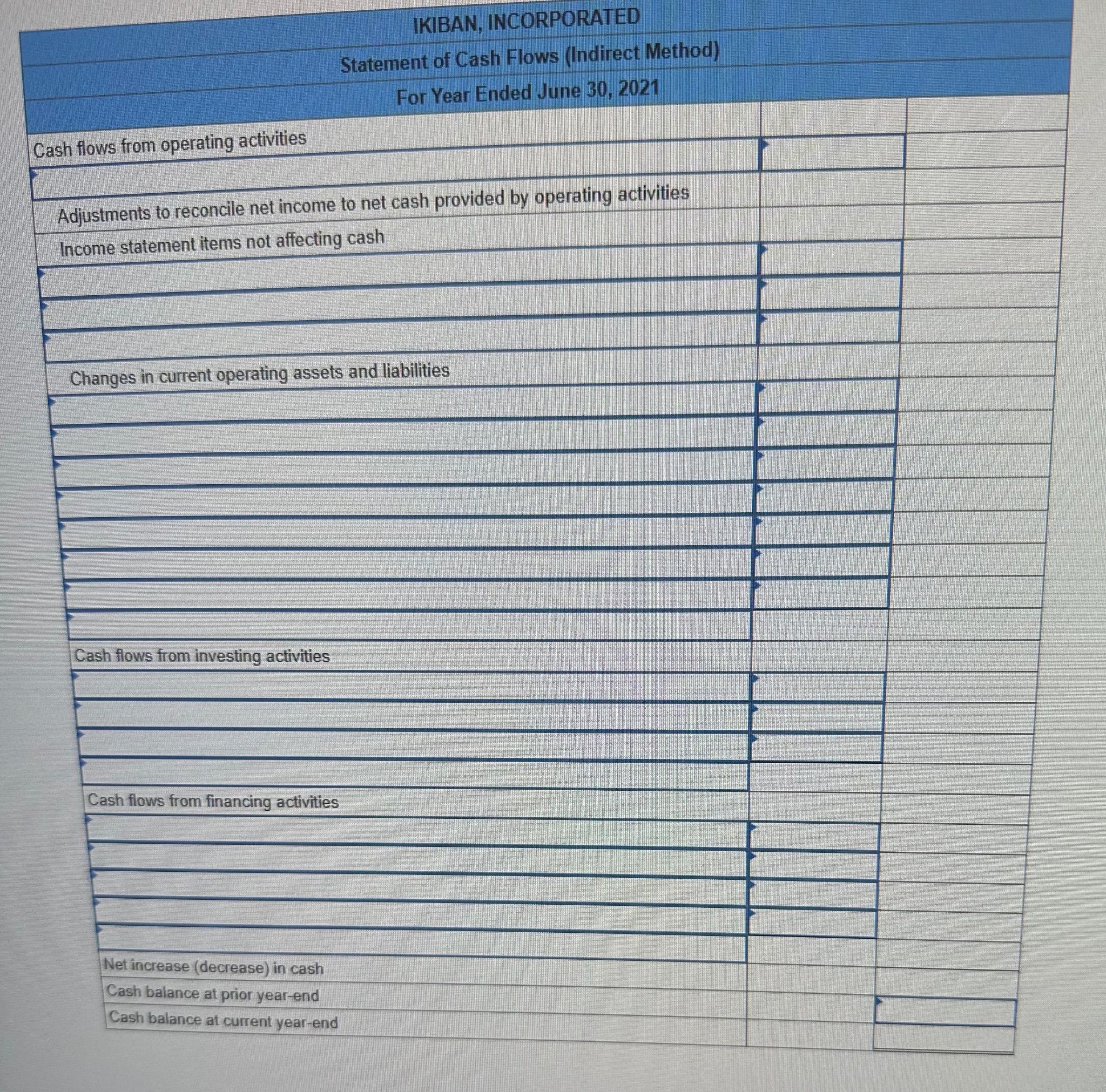  IKIBAN INCORPORATED Additional Information a. A $30,000 notes payable is retired