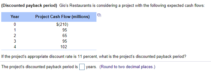 one last one (IRR calculation) Jella Cosmetics is considering a project that