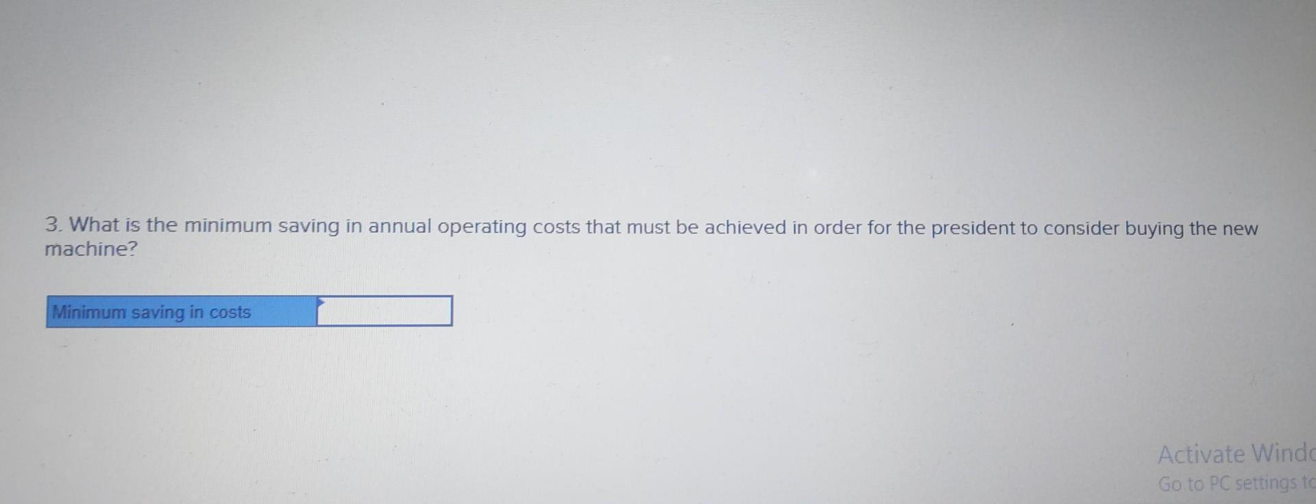 operates well and has five more years of operating life, the president