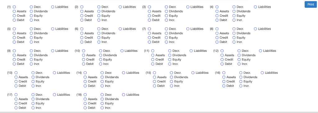 as Incr. and decreases as Decr. 2(Click the icon to view the